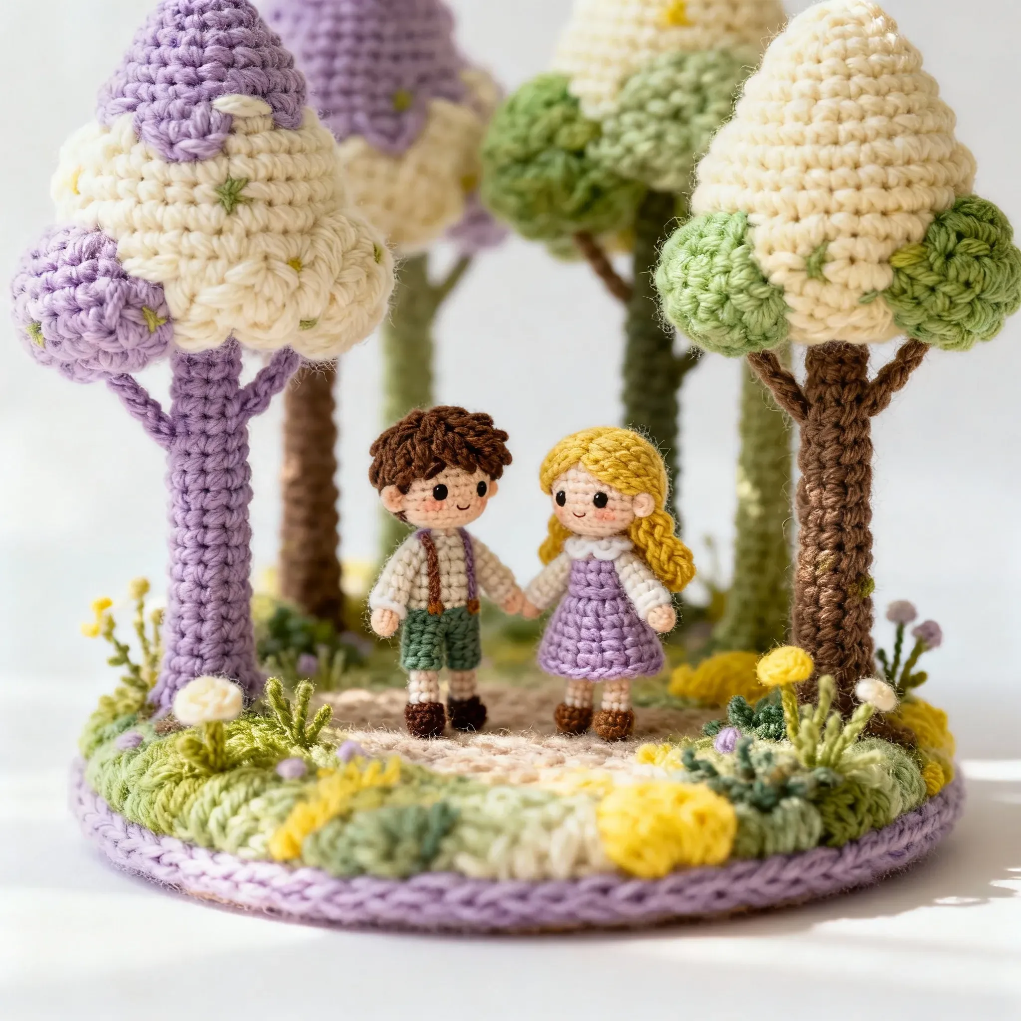 3D Knit illustration style example
