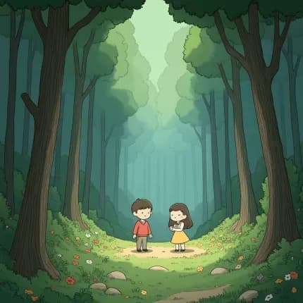 Cute Anime illustration style example