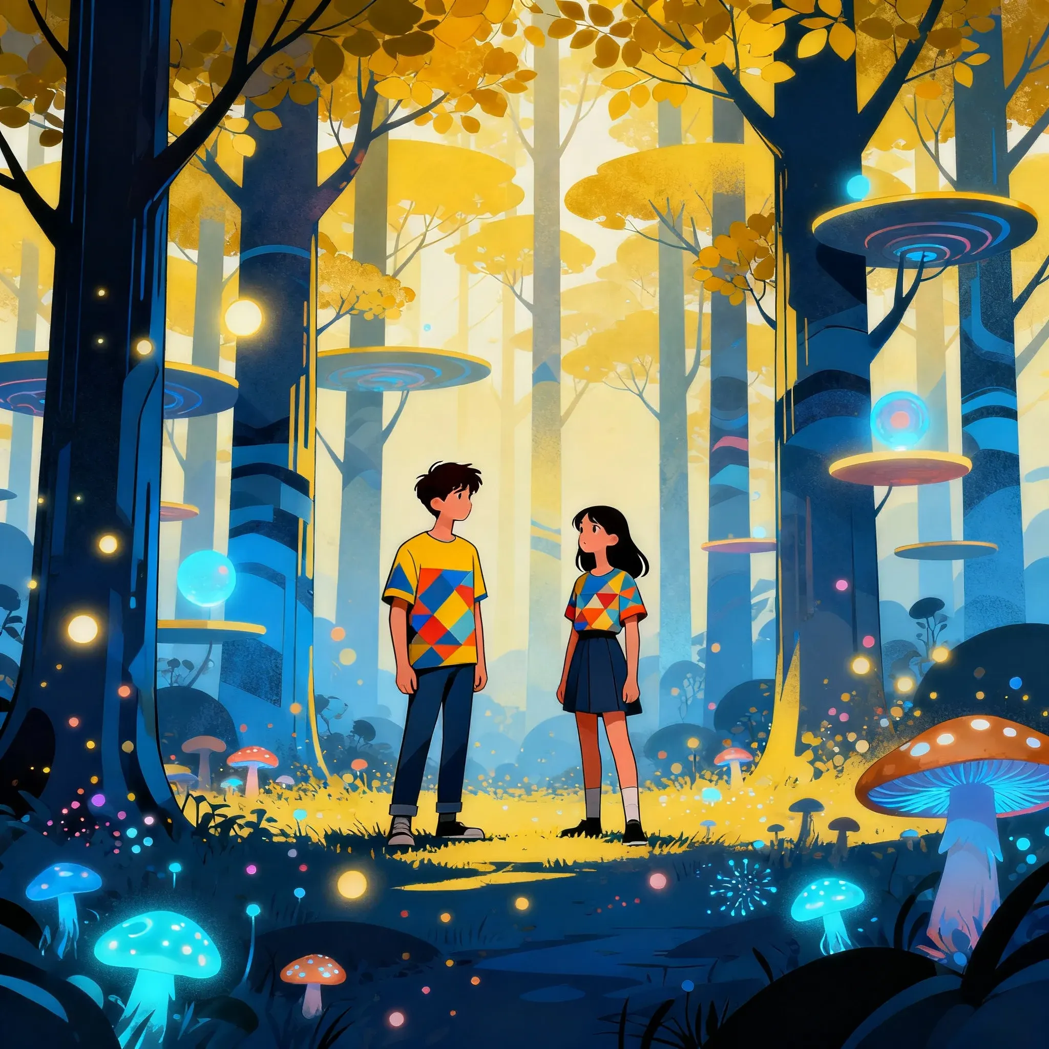 Fantasy Anime illustration style example