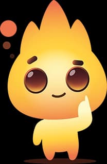 Mascotte Teylik che riflette